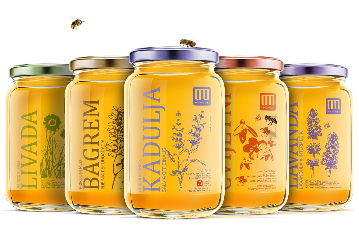 OPG Tomasic - Honey Labels - Moon Safari