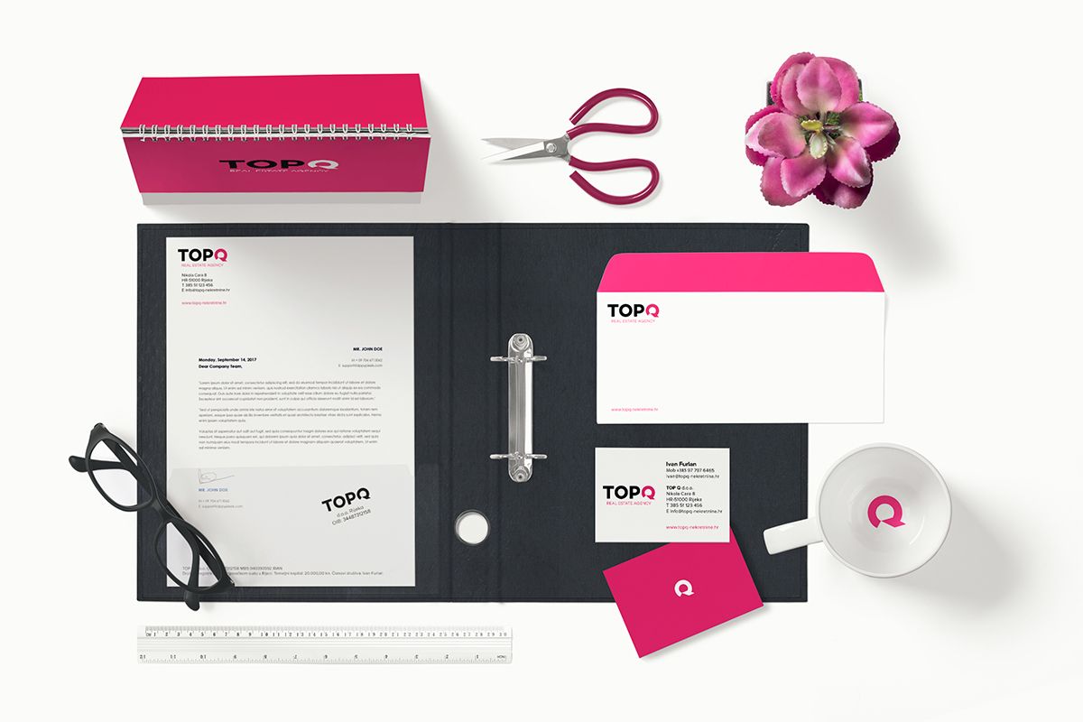 TOP Q Real Estate Agency - Stationary - Moon Safari