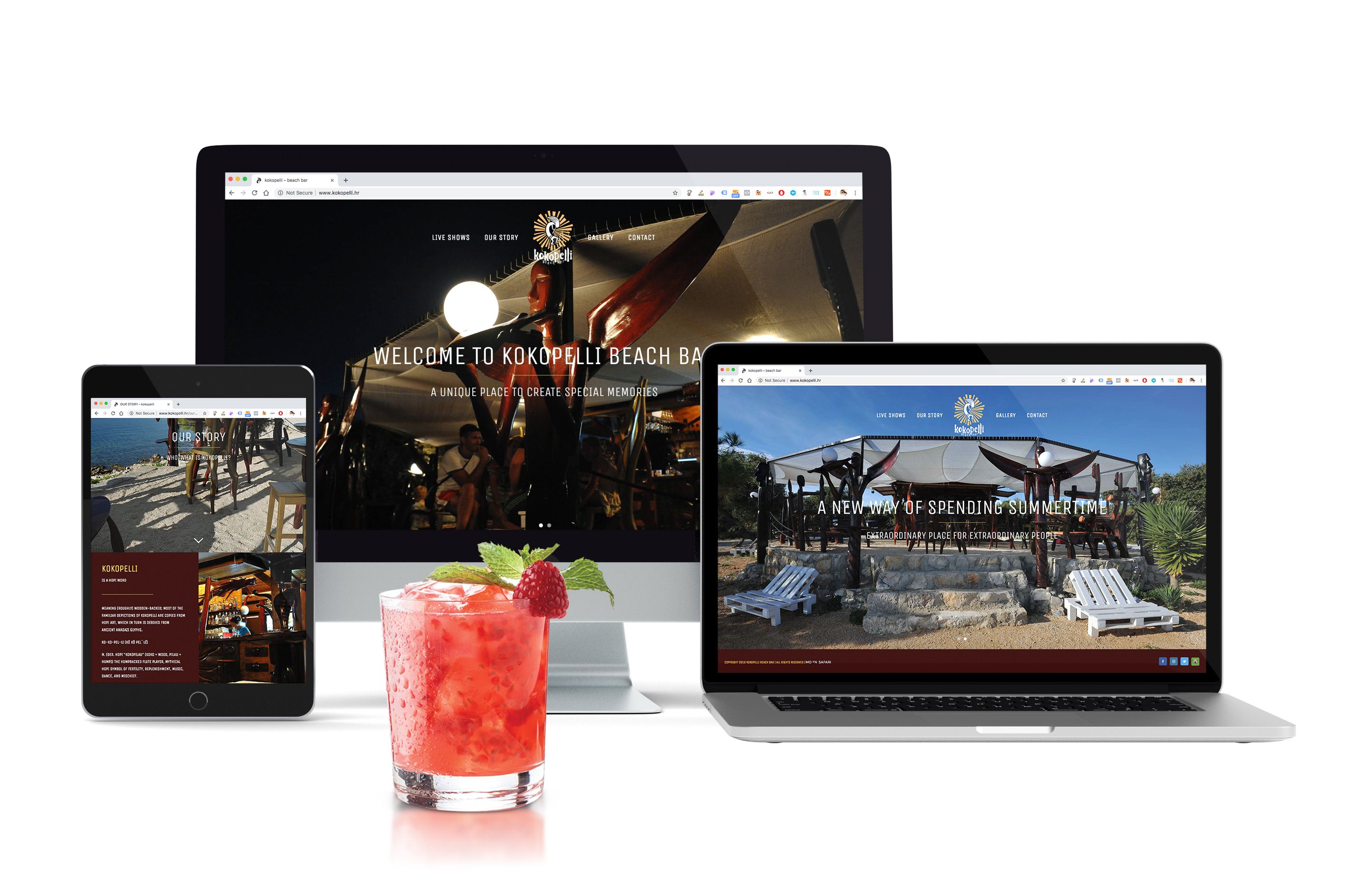 Kokopelli Beach bar - Web